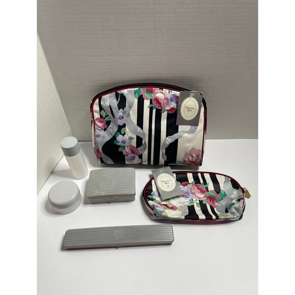 Dior Handbags - NEW Vintage Christian Dior Cosmetic Pouch Large Small